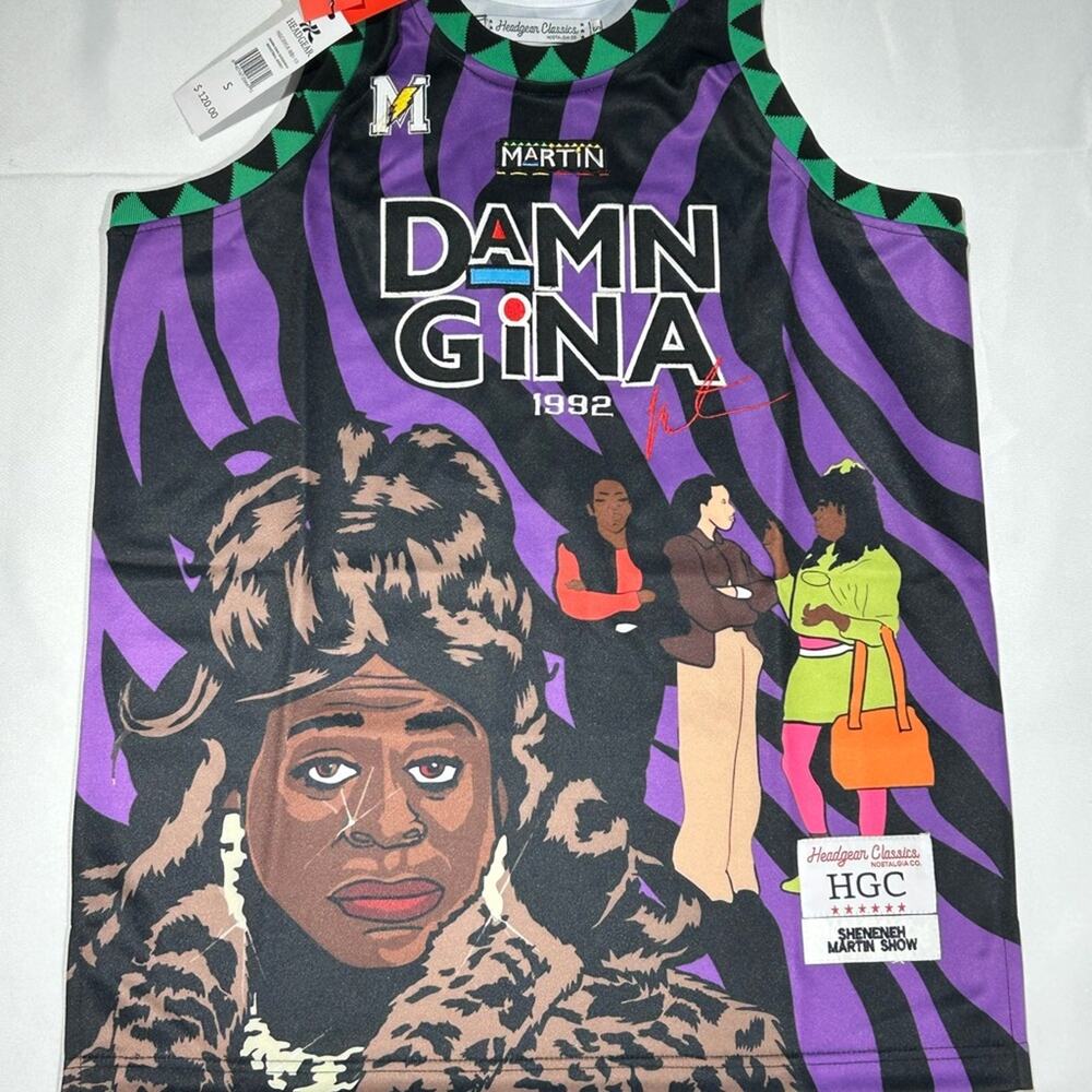 Damn Gina Sheneneh Basketball‎ Jersey Size S MSRP $120